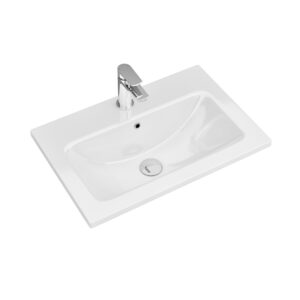 Foley 600mm 1 Tap Hole Ceramic Basin