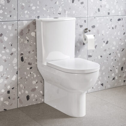 Rene Close Coupled Fully Enclosed Rimless Toilet Pan & Cistern
